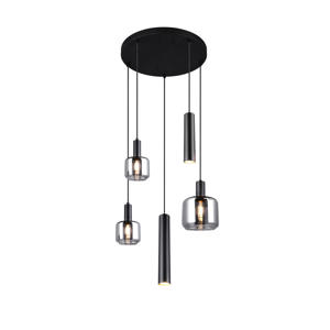 MATARO - Hanglamp - Zwart mat - excl. 1x E27 4,9 W