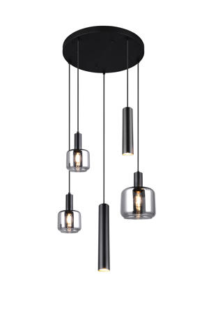 MATARO - Hanglamp - Zwart mat - excl. 1x E27 4,9 W