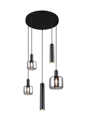 MATARO - Hanglamp - Zwart mat - excl. 1x E27 4,9 W