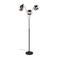 TRIO LUMINA - Vloerlamp - Zwart mat - excl. 3x E14 2 W