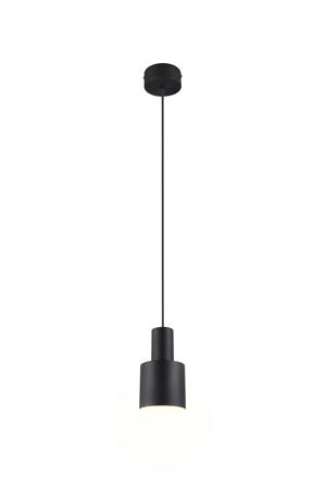 AGUDO - Hanglamp - Zwart mat - excl. 1x E27 4 W