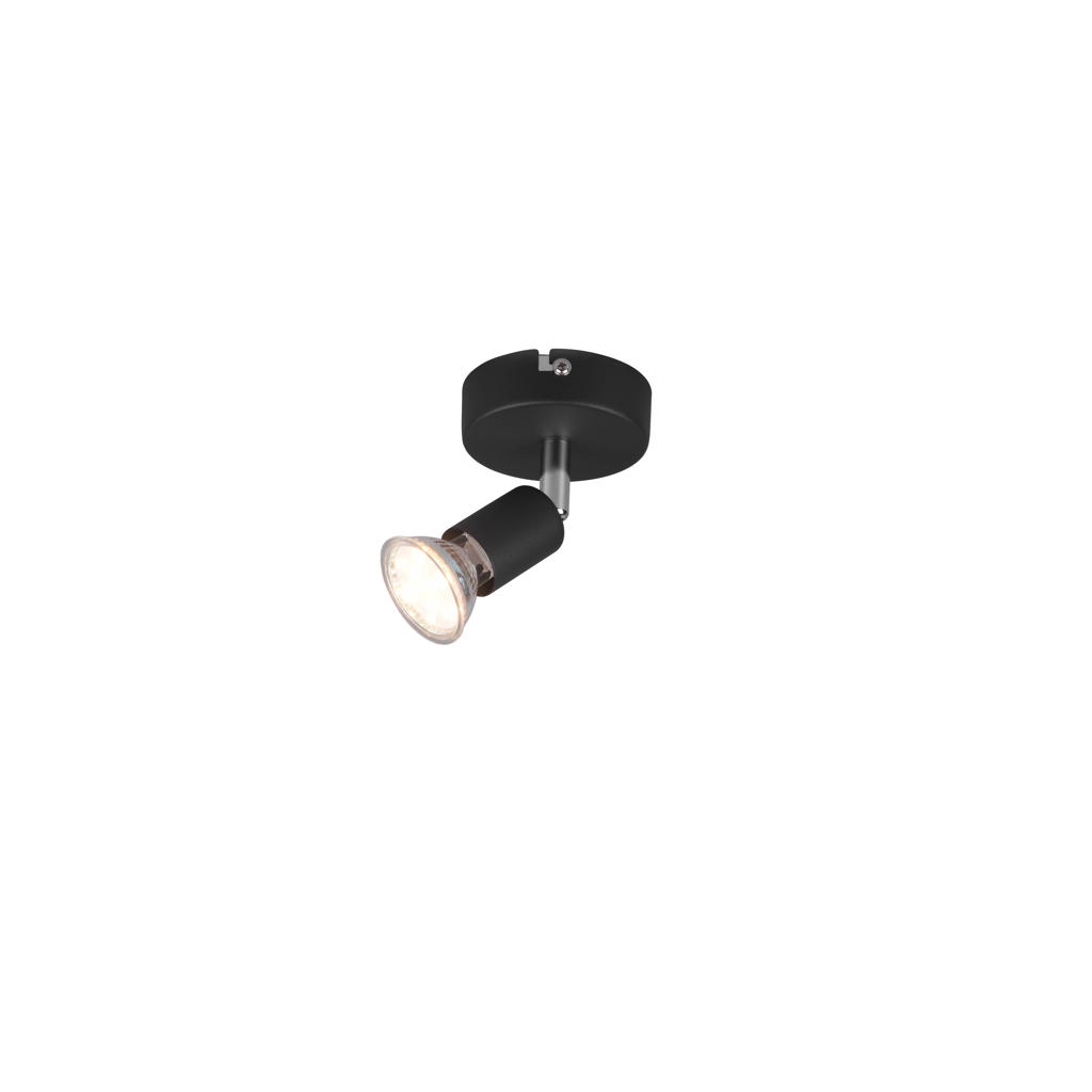 REALITY PARIS - Spot - Zwart mat - excl. 1x GU10 3 W
