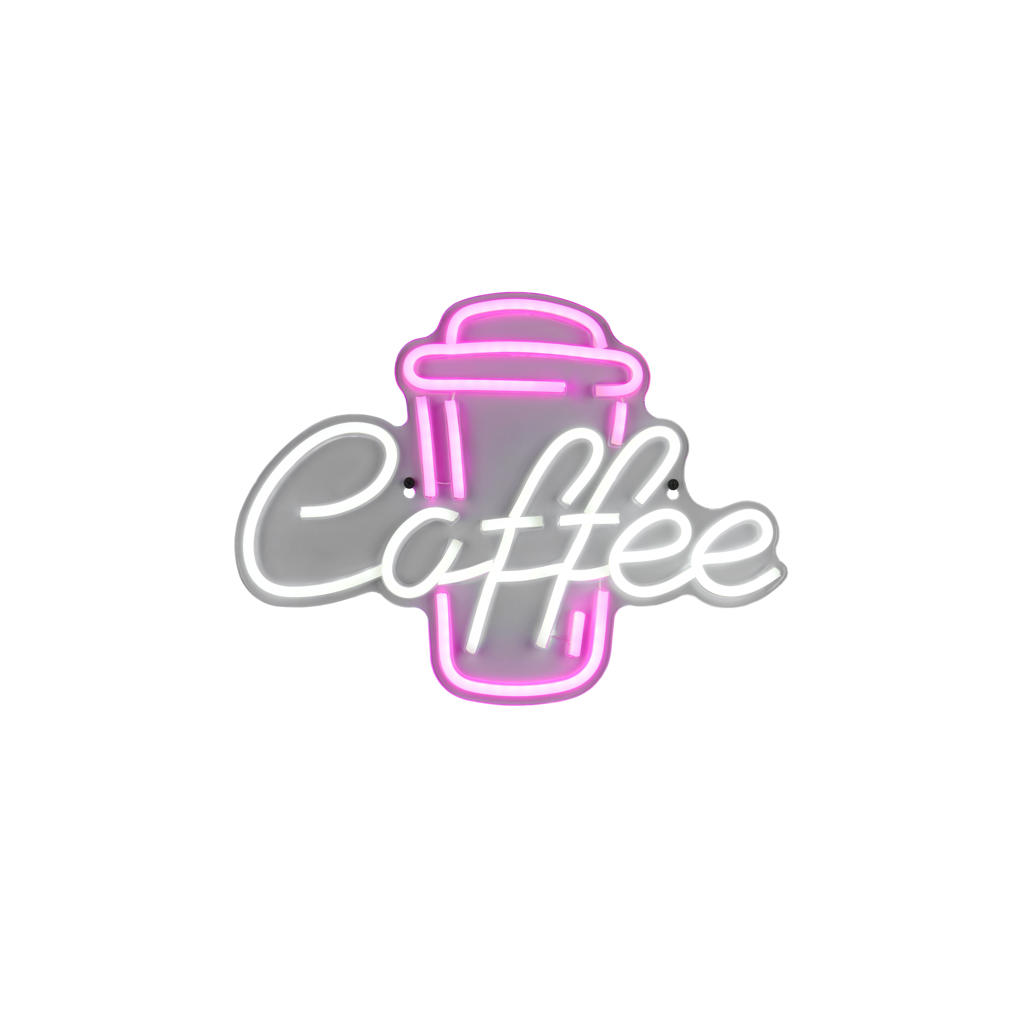 REALITY COFFEE - Wandlamp - Transparant helder - incl. 1x SMD 5 W