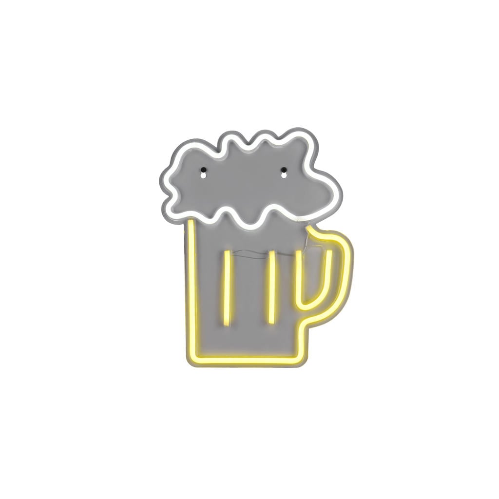 REALITY BEER - Wandlamp - Transparant helder - incl. 1x SMD 5 W