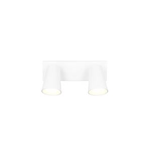 SHARP - Spot - Wit mat - excl. 2x GU10 4,9 W