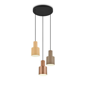AGUDO - Hanglamp - Multicolour - excl. 3x E27 4 W