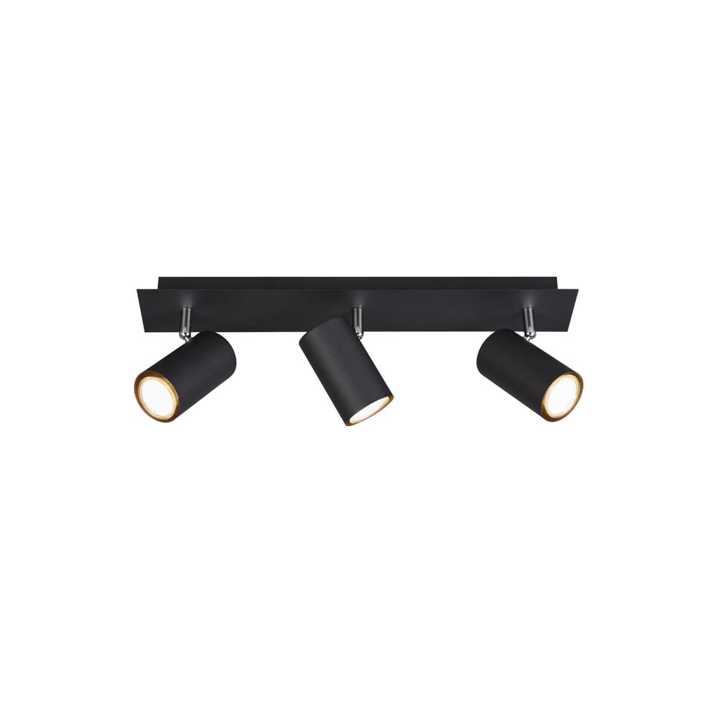 TRIO MARLEY - Spot - Zwart mat - excl. 3x GU10 3 W