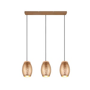 BIDAR - Hanglamp - Mokka - excl. 3x E27 4 W