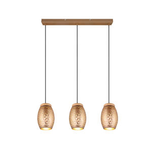 BIDAR - Hanglamp - Mokka - excl. 3x E27 4 W