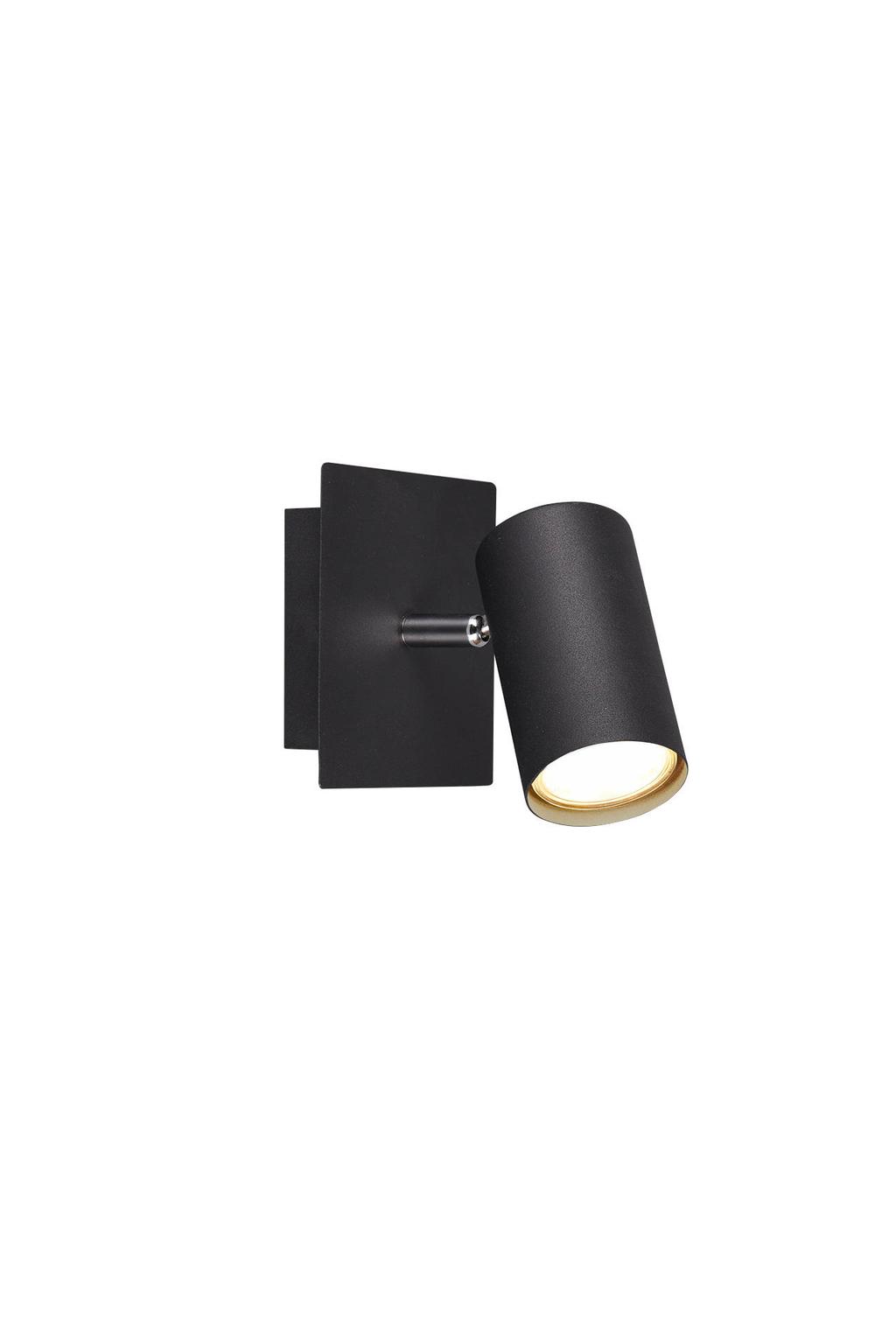 TRIO MARLEY - Spot - Zwart mat - excl. 1x GU10 3 W