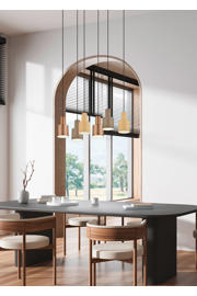 thumbnail: TRIO AGUDO - Hanglamp - Multicolour - excl. 6x E27 4 W