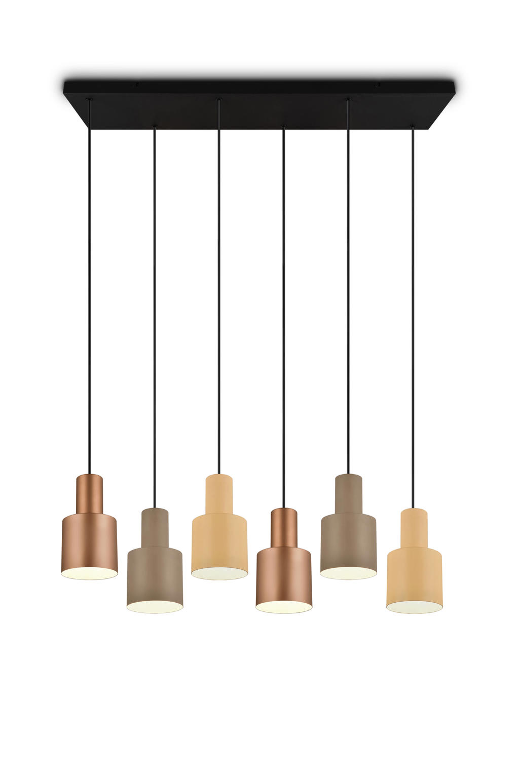 TRIO AGUDO - Hanglamp - Multicolour - excl. 6x E27 4 W