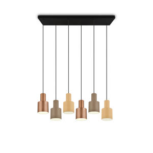 AGUDO - Hanglamp - Multicolour - excl. 6x E27 4 W  