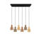 TRIO AGUDO - Hanglamp - Multicolour - excl. 6x E27 4 W