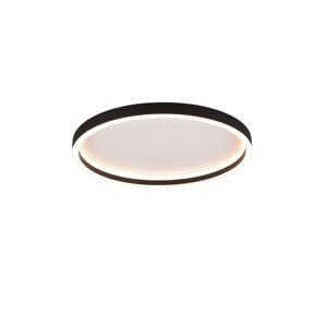 ROTONDA - Plafondlamp - Zwart mat - incl. 1x SMD 20 W