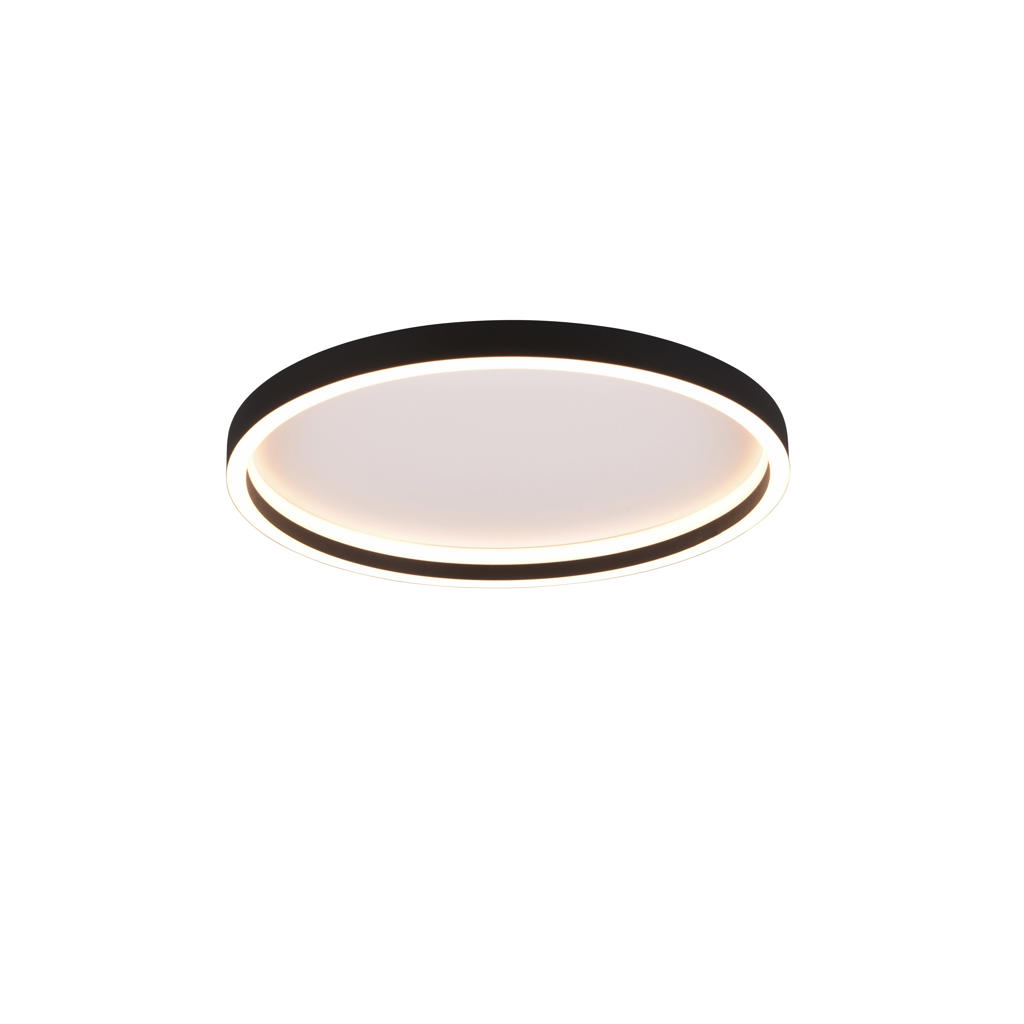 REALITY ROTONDA - Plafondlamp - Zwart mat - incl. 1x SMD 20 W