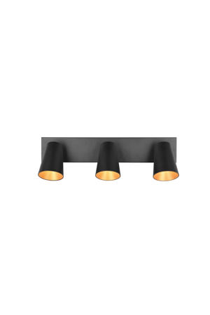 SHARP - Spot - Zwart mat - excl. 3x GU10 4,9 W  