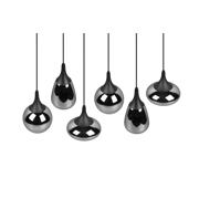 thumbnail: TRIO LUMINA - Hanglamp - Zwart mat - excl. 6x E14 2 W
