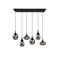 TRIO LUMINA - Hanglamp - Zwart mat - excl. 6x E14 2 W