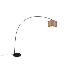 MANSUR - Vloerlamp - Zwart mat - excl. 1x E27 4 W