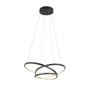 DARVIN - Hanglamp - Zwart mat - incl. 1x SMD 34 W