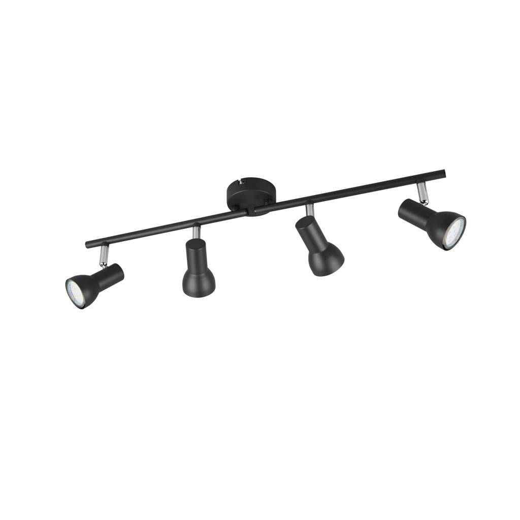REALITY CANTAR - Spot - Zwart mat - excl. 4x GU10 4,9 W