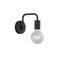 TRIO DIALLO - Wandlamp - Zwart mat - excl. 1x E27 6 W