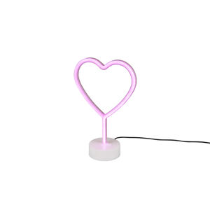 HEART - Tafellamp - Wit - incl. 1x SMD 1,5 W 