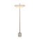 TRIO KEATON - Vloerlamp - Grijs warm - incl. 1x SMD 21 W