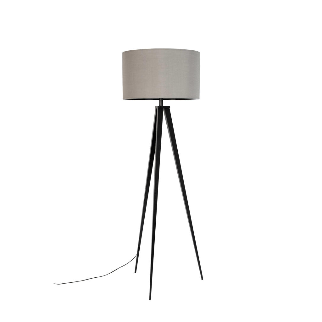 Zuiver Tripod vloerlamp zwart/grijs