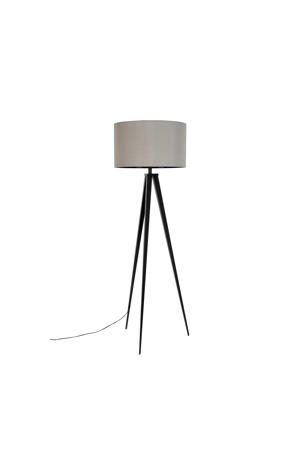 Tripod vloerlamp zwart/grijs