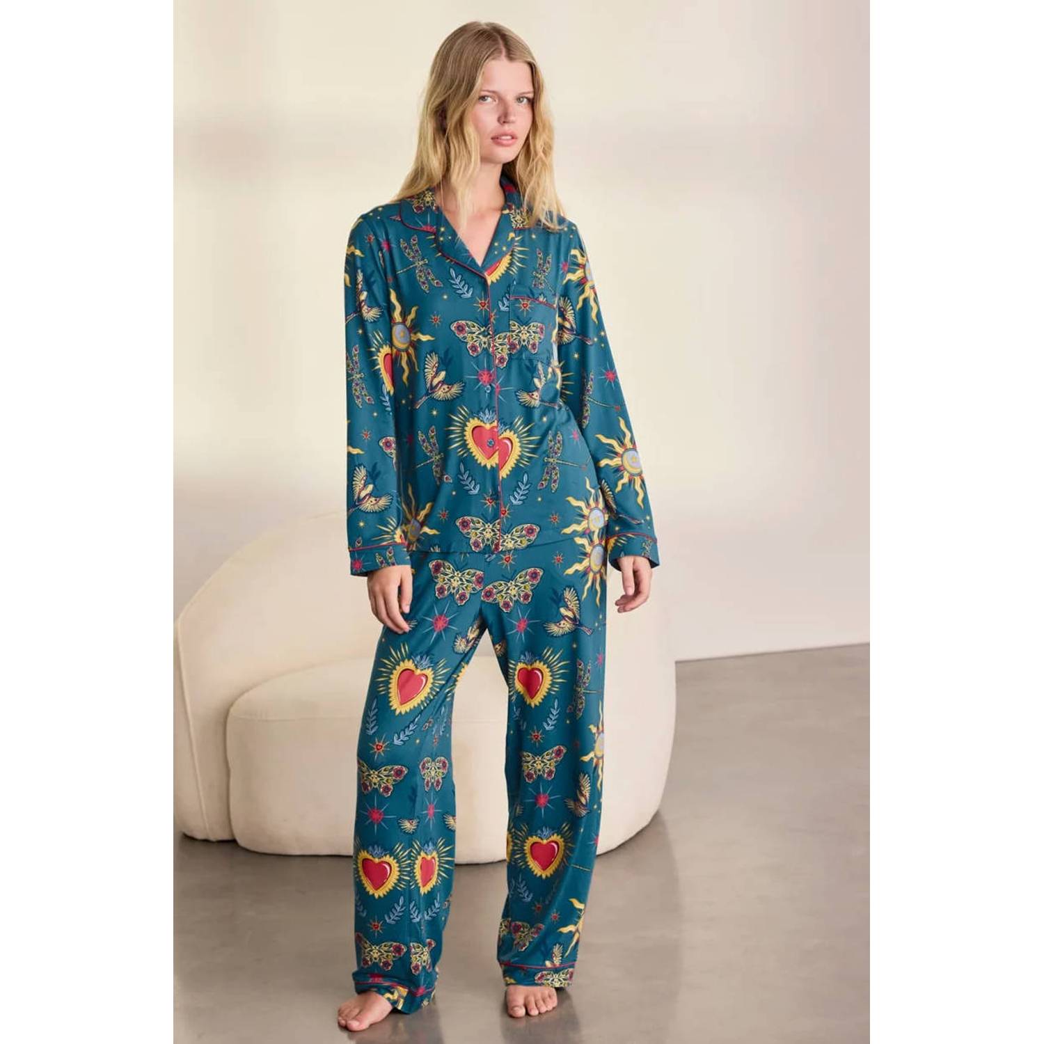 Chelsea Peers pyjama set petrol