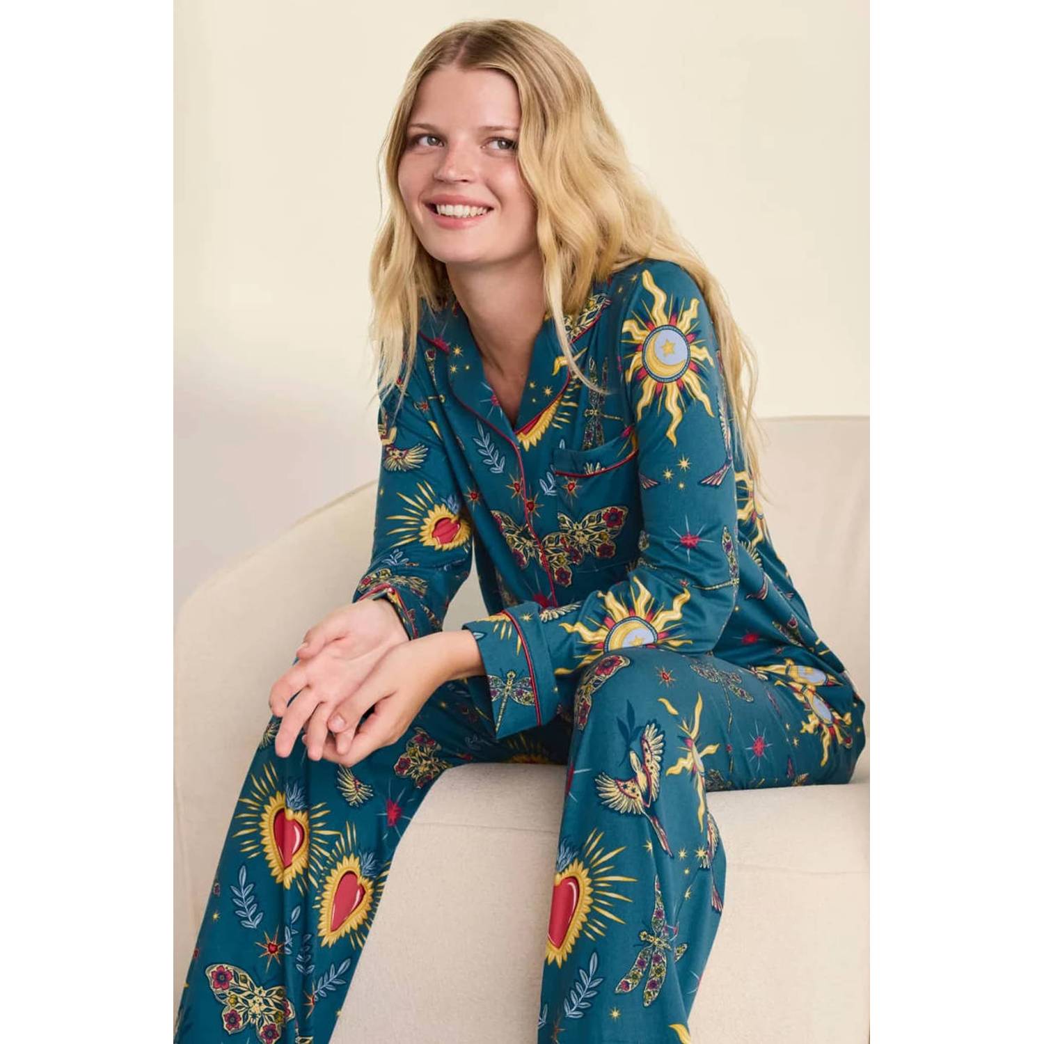 Chelsea Peers pyjama set petrol