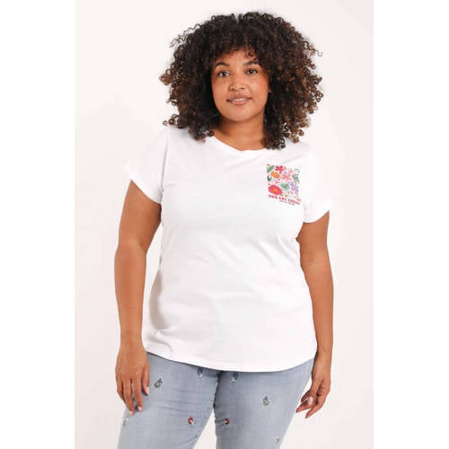 Paprika T-shirt met backprint wit afbeelding