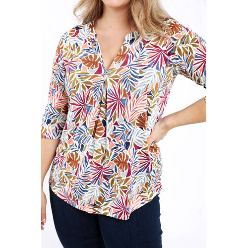 Paprika gebloemde top multi afbeelding