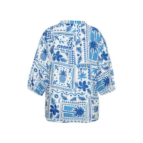 Paprika blouse blauw afbeelding