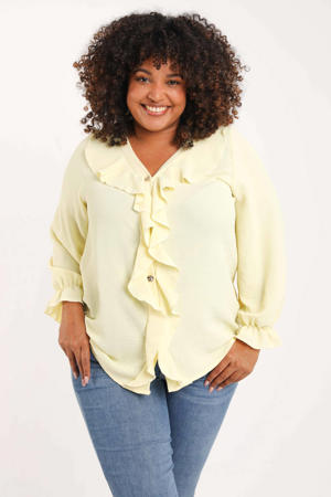 blouse lichtgeel