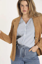 thumbnail: Paprika blouse met krijtstreep blauw