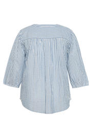 thumbnail: Paprika blouse met krijtstreep blauw