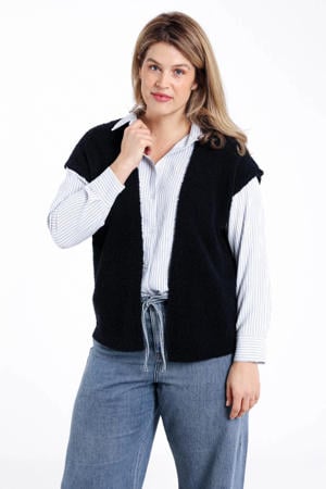 gilet donkerblauw