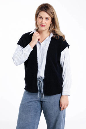 gilet donkerblauw