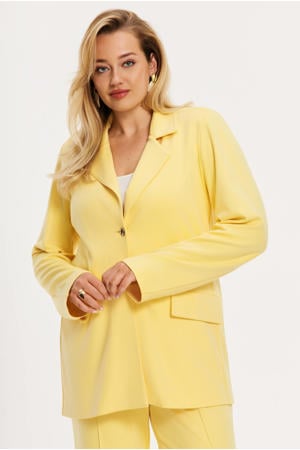 regular blazer geel