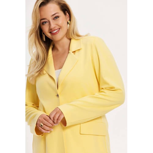 YOEK regular blazer geel afbeelding