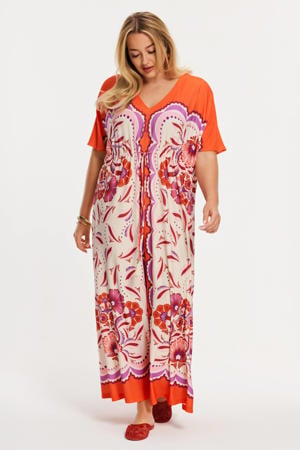 zomerjurk met all over print multicolor