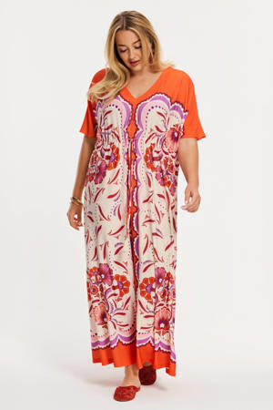 zomerjurk met all over print multicolor