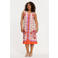 YOEK midi jurk met all-over print multi
