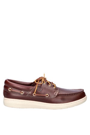 leren moccasins bruin