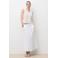 Caroll midi rok broderie wit
