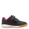 Kappa imitatieleren sneakers - zwart/rood