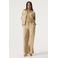 Garcia wide leg regular waist broek zand